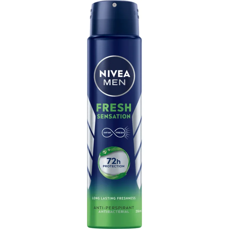 Nivea Men Fresh Sensation, spray antiperspirant pentru bărbați, 250 ml — preț și oferte
