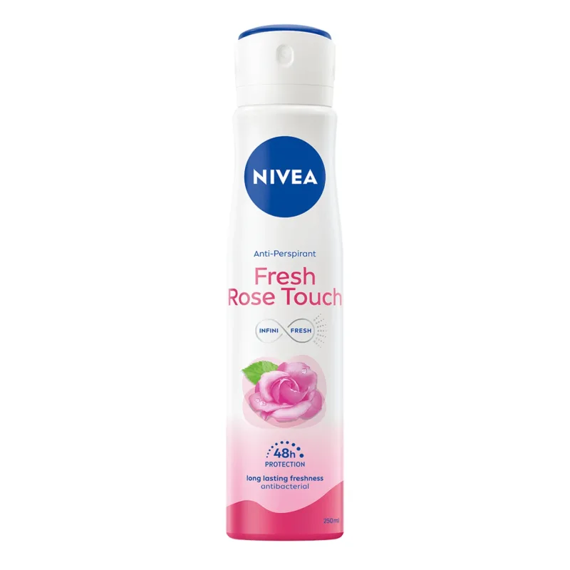 Nivea, spray antiperspirant, Fresh Rose Touch, 250 ml — preț și oferte