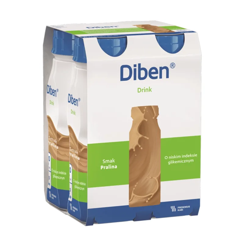 Diben Drink, preparat nutritiv, aromă de praline, 4x200 ml Fresenius Kabi Germania — preț și oferte
