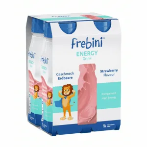 Frebini Energy băutură energizantă cu aromă de căpșuni, 4 x 200 ml, Fresenius Kabi