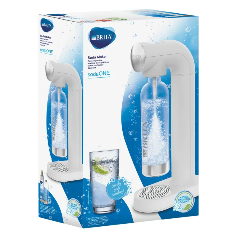 Brita SodaOne, saturator de apă carbogazoasă, alb — preț și oferte