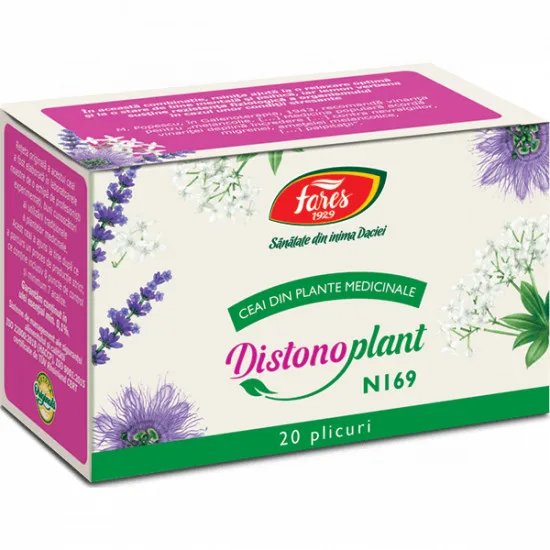 Ceai Distonoplant, 20 plicuri, Fares — preț și oferte