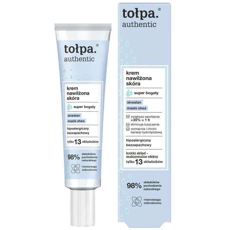 Tolpa Authentic, cremă de față pentru piele hidratată, super bogată, 40 ml — preț și oferte