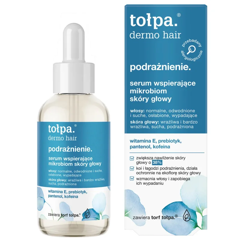 Tolpa Dermo Păr iritat, ser de susținere a microbiomului scalpului, 75 ml — preț și oferte