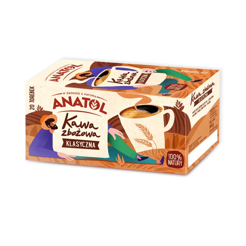 Anatol Cereale Cafea, clasic, 4.2 g x 20 pungi — preț și oferte