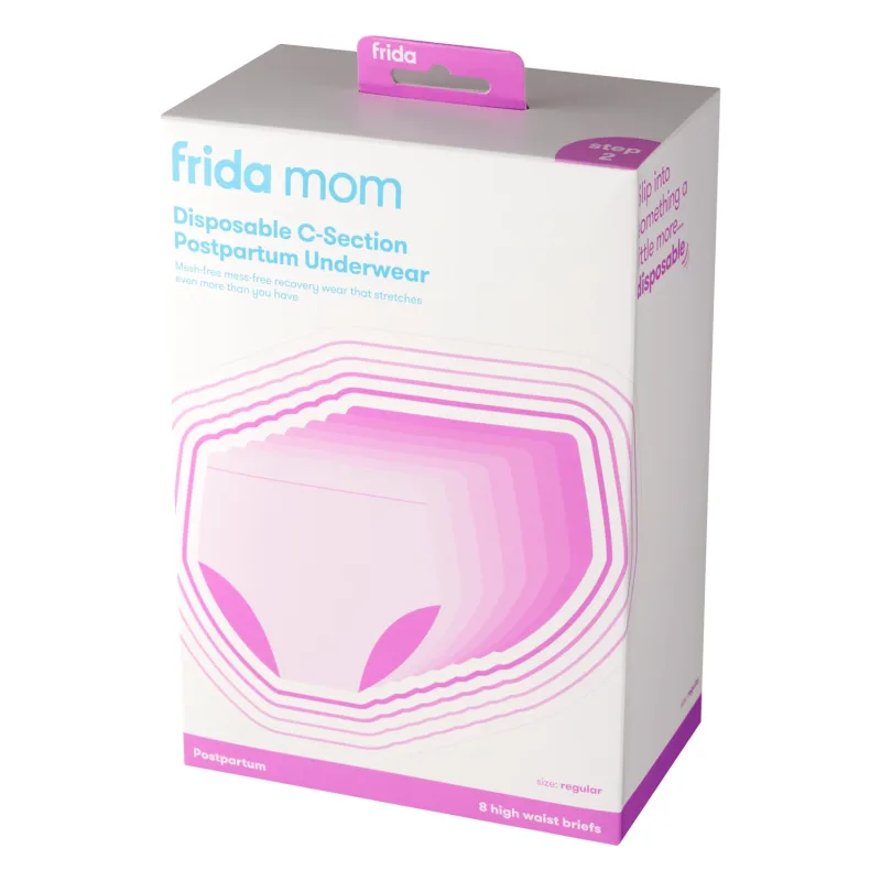 Frida Mom, lenjerie postpartum de unică folosință, chiloți, secțiune post cezariană, 8 bucăți — preț și oferte