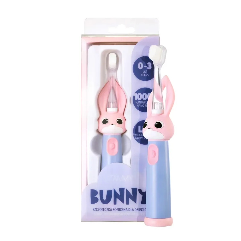 Vitammy Bunny, periuță de dinți sonică pentru copii, roz, 0-3 ani, 1 buc — preț și oferte