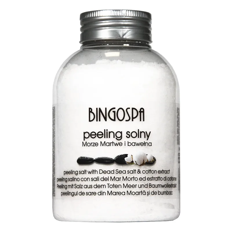 Bingospa, exfoliant de corp cu sare, sare din Marea Moartă și extract de bumbac, 580 g Bingo Cosmetics — preț și oferte