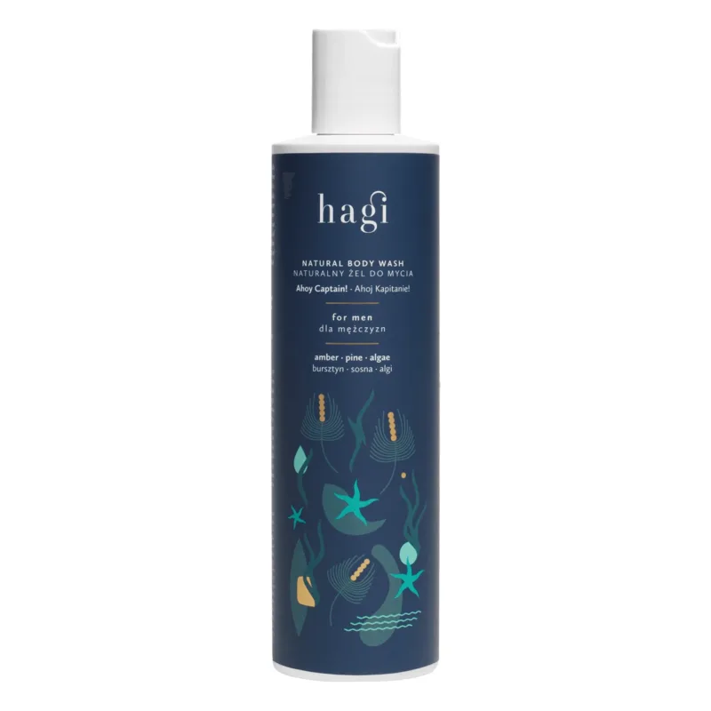 Hagi Ahoj Kapitan, gel natural de spălare pentru bărbați, 300 ml — preț și oferte