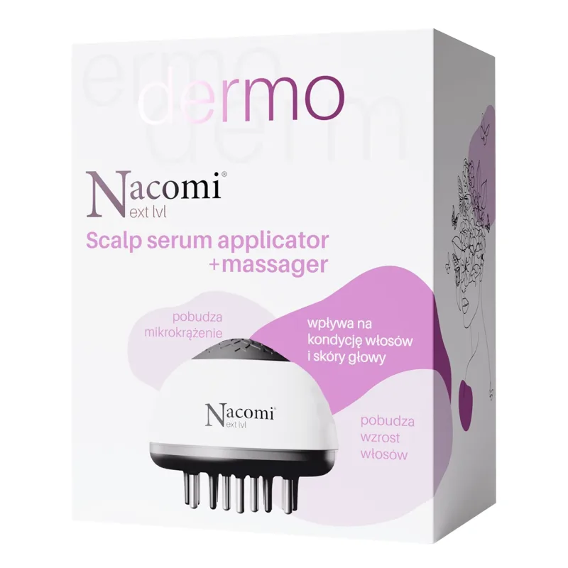 Nacomi Next Level Dermo, aplicator de ser pentru scalp+massager, 1 buc — preț și oferte