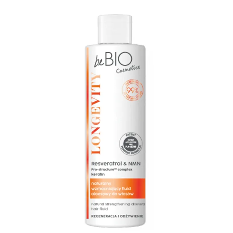 beBIO Cosmetics Longevity, lichid natural de întărire a părului cu aloe vera, 100 ml — preț și oferte