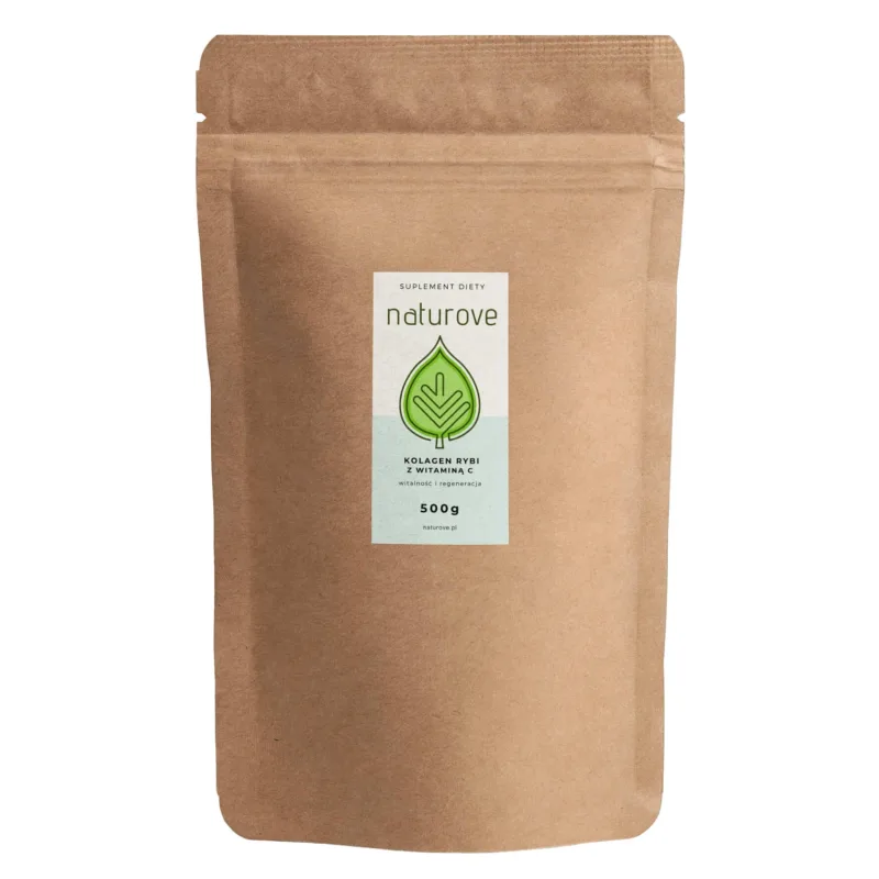 Naturove Colagen de pește cu vitamina C, pulbere, 500 g — preț și oferte
