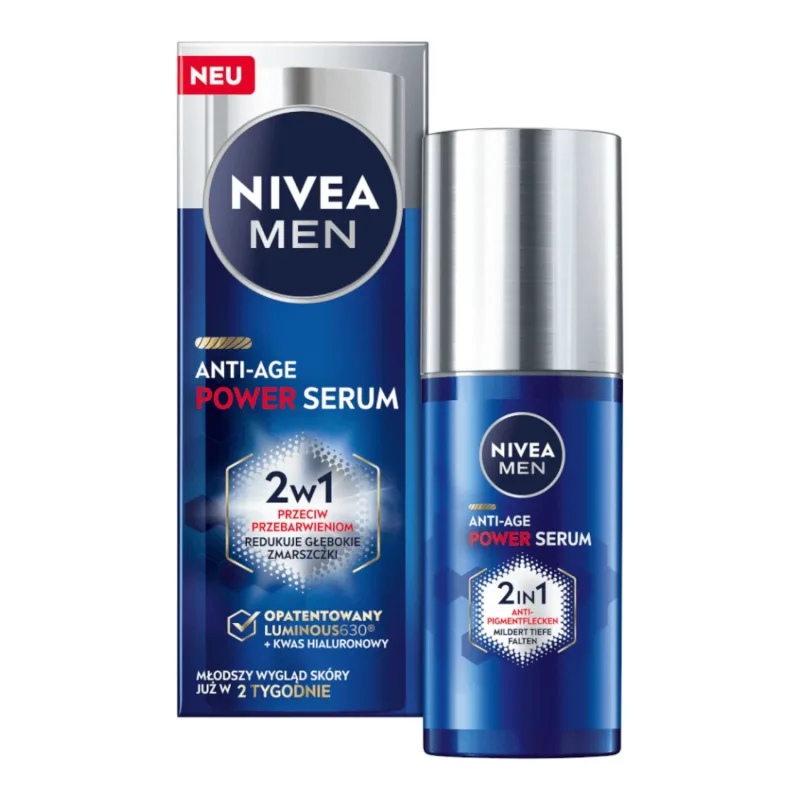 Nivea Men Anti-Age Power Serum, ser anti-pigmentare, 30 ml — preț și oferte