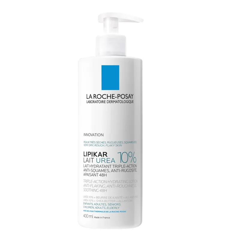 La Roche-Posay Lipikar Lait Urea 10%, lapte de corp hidratant, 400 ml — preț și oferte