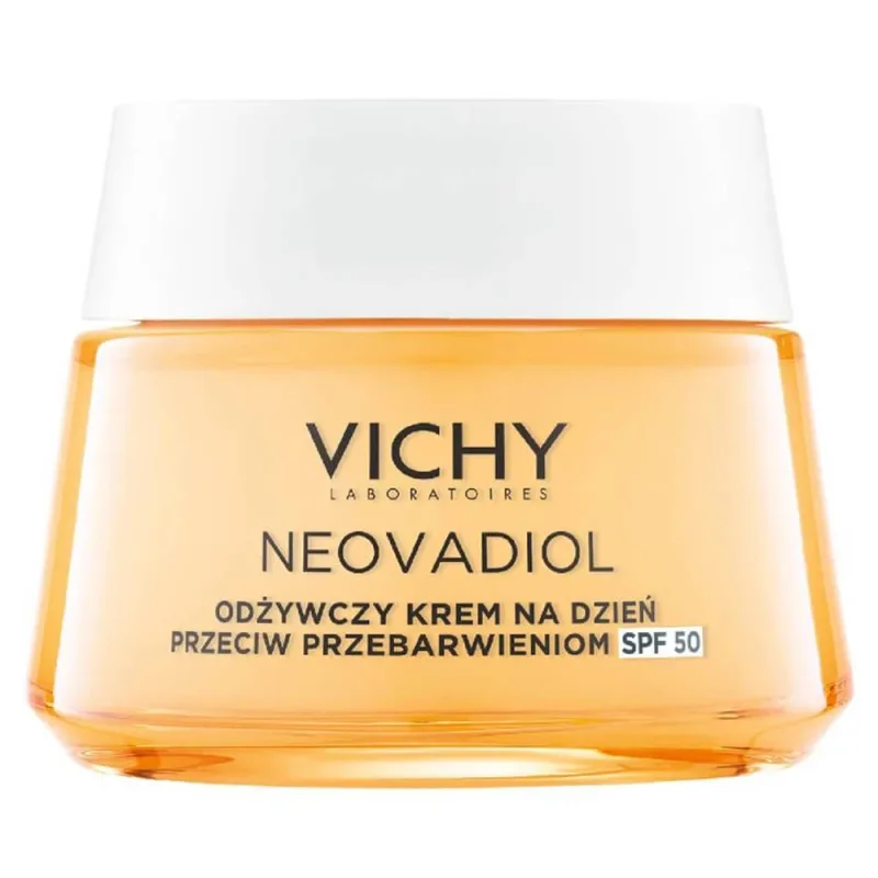 Vichy Neovadiol Post-Menopause, cremă de zi reparatoare împotriva hiperpigmentării, SPF 50, 50 ml — preț și oferte