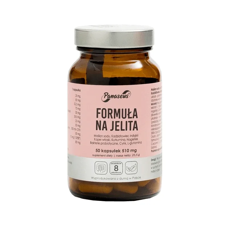Panaseus Bowel Formula, 50 capsule — preț și oferte