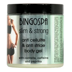 Bingospa Slim&Strong, gel anti-celulită pentru corp cu centella și cafeină, 250 g