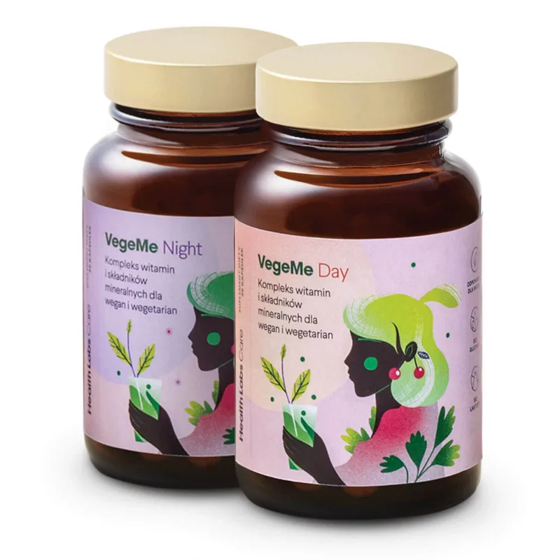 Health Labs VegeMe Set de zi, 30 capsule + noapte, 30 capsule — preț și oferte