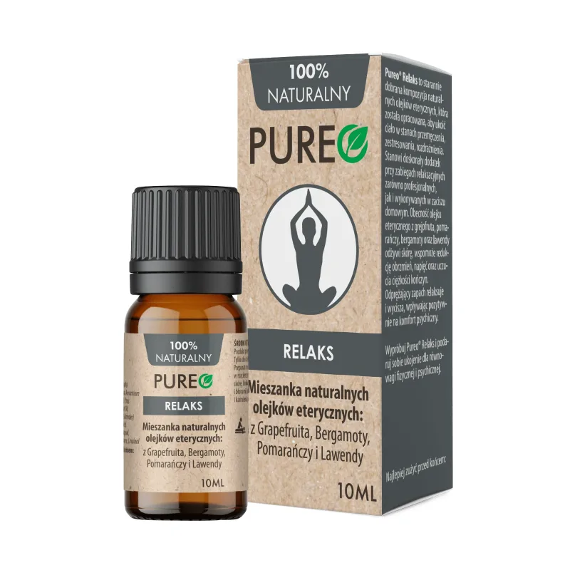 Pureo Relax, amestec de uleiuri esențiale naturale, 10 ml — preț și oferte