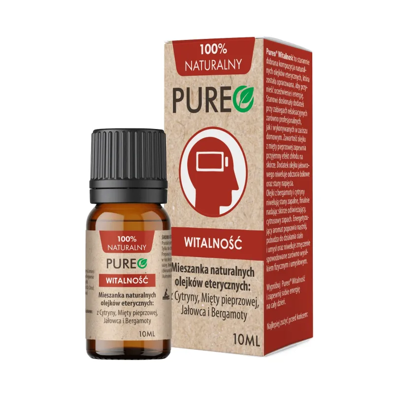 Pureo Vitality, amestec de uleiuri esențiale naturale, 10 ml — preț și oferte