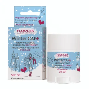 Flos-Lek Winter Care, cremă de față stick, protectoare, SPF 50+, 24 g