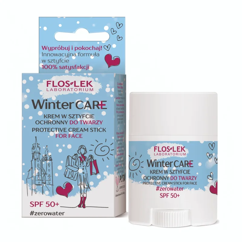 Flos-Lek Winter Care, cremă de față stick, protectoare, SPF 50+, 24 g — preț și oferte