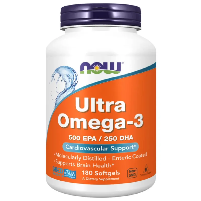 Now Foods Ultra Omega-3, 180 capsule moi — preț și oferte