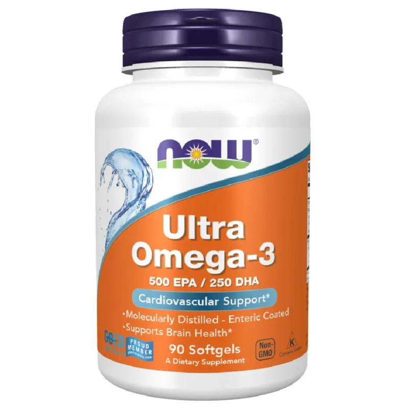 Now Foods Ultra Omega-3, 90 capsule moi — preț și oferte
