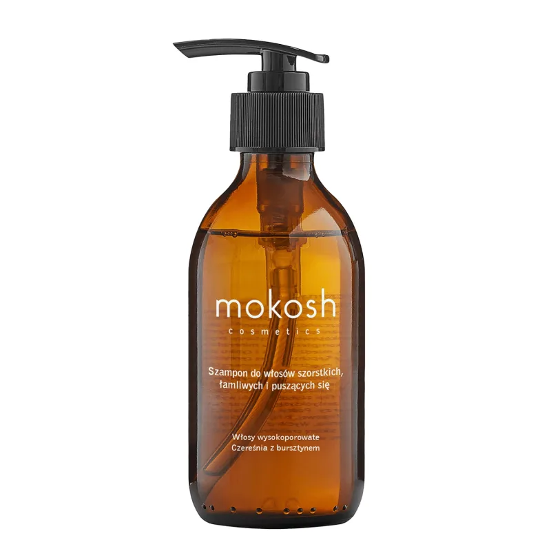 Mokosh, șampon pentru păr aspru, fragil și creț, cireșe cu chihlimbar, 200 ml Mokosh Icon — preț și oferte