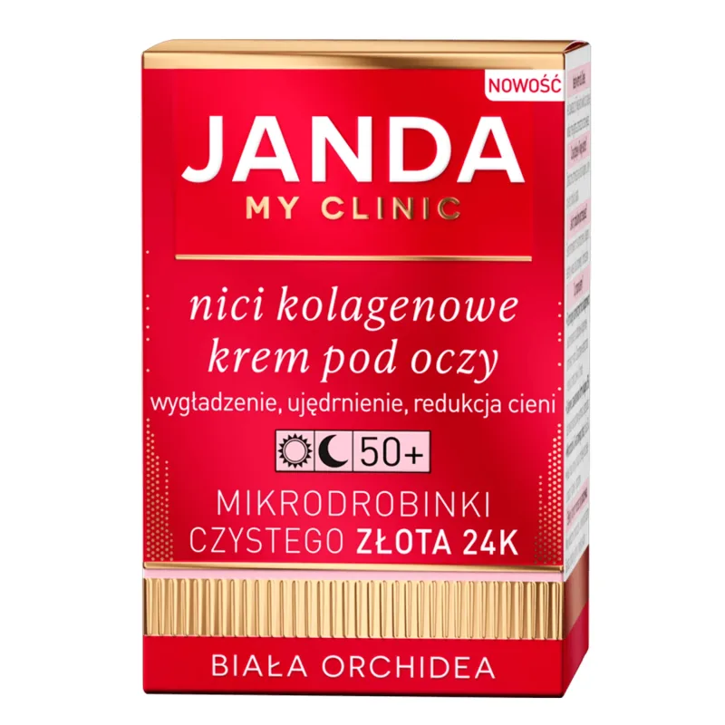 Janda My Clinic Collagen Threads 50+, cremă de ochi, 15 ml — preț și oferte