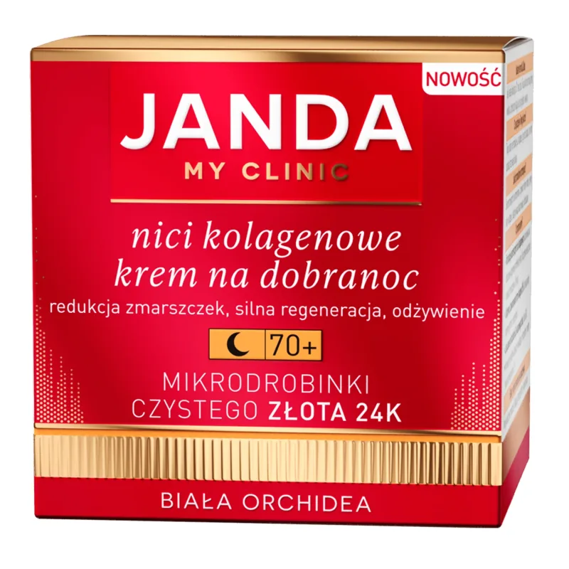 Janda My Clinic Collagen Threads 70+, cremă de noapte, 50 ml — preț și oferte