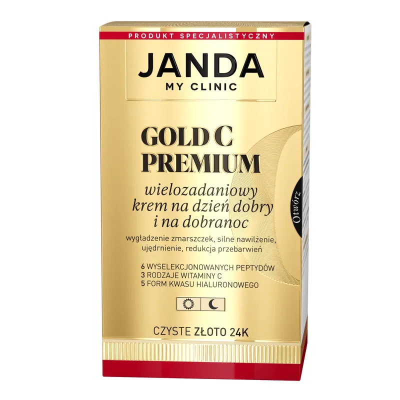 Janda My Clinic Gold C Premium, cremă multi-tasking de zi și de noapte, 50 ml — preț și oferte
