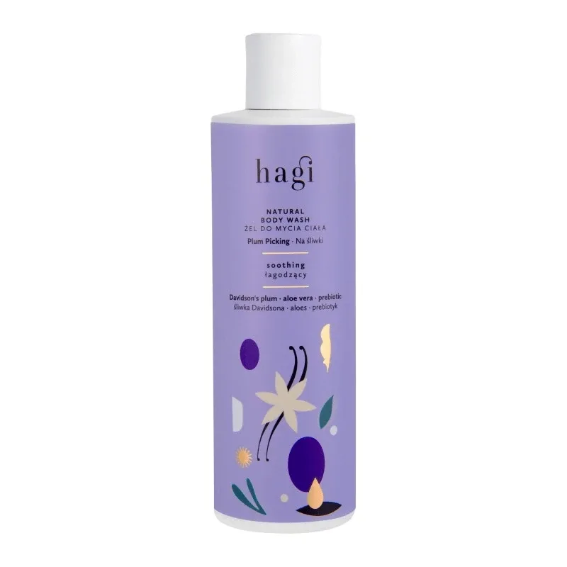 Hagi Na Plum, gel de duș natural pentru corp, calmant, 300 ml — preț și oferte