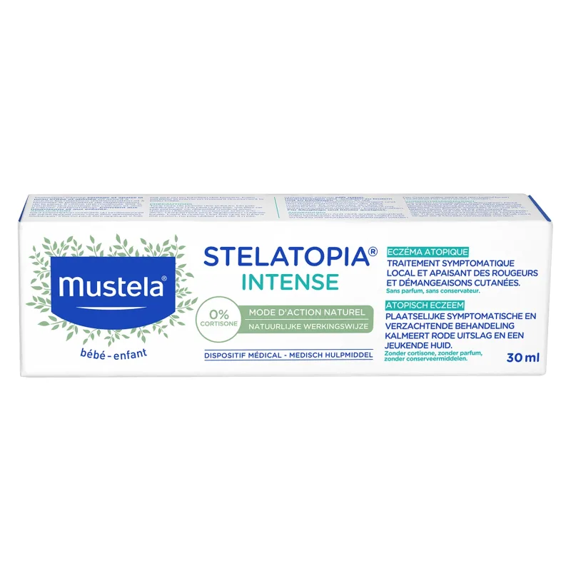 Mustela Stelatopia Intense, cremă pentru ezgemă și dermatită atopică, de la 1 lună, 30 ml — preț și oferte