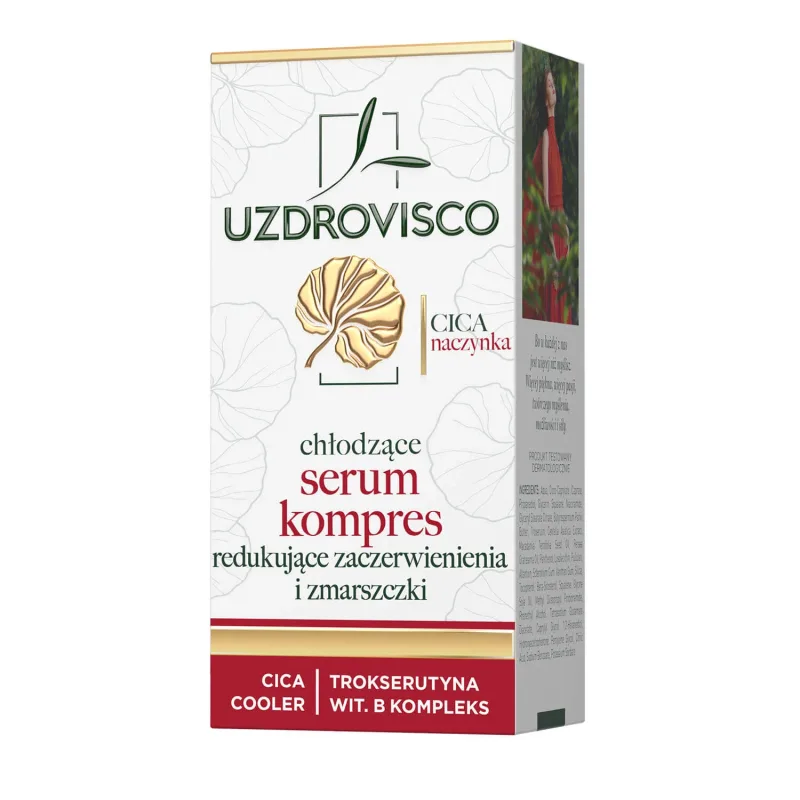 Uzdrovisco CICA Vascular, ser de răcire-comprimă pentru a reduce roșeața și ridurile zi și noapte, piele vasculară, 30 ml — preț și oferte