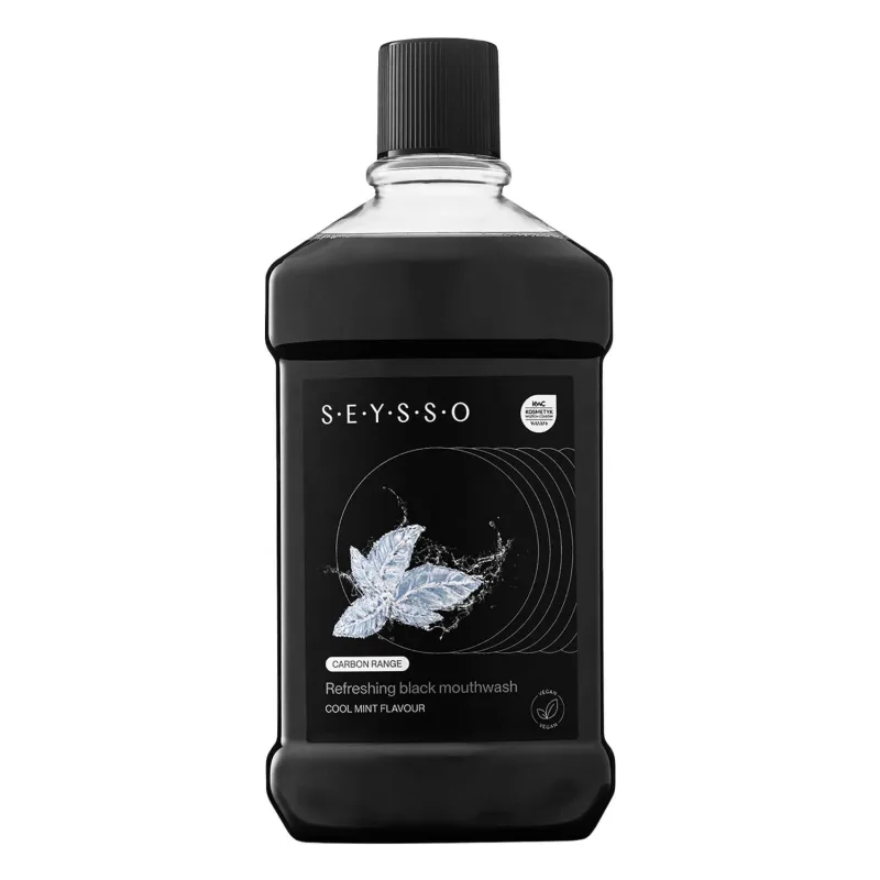 Seysso Carbon, apă de gură răcoritoare, Refreshing Black, 500 ml — preț și oferte