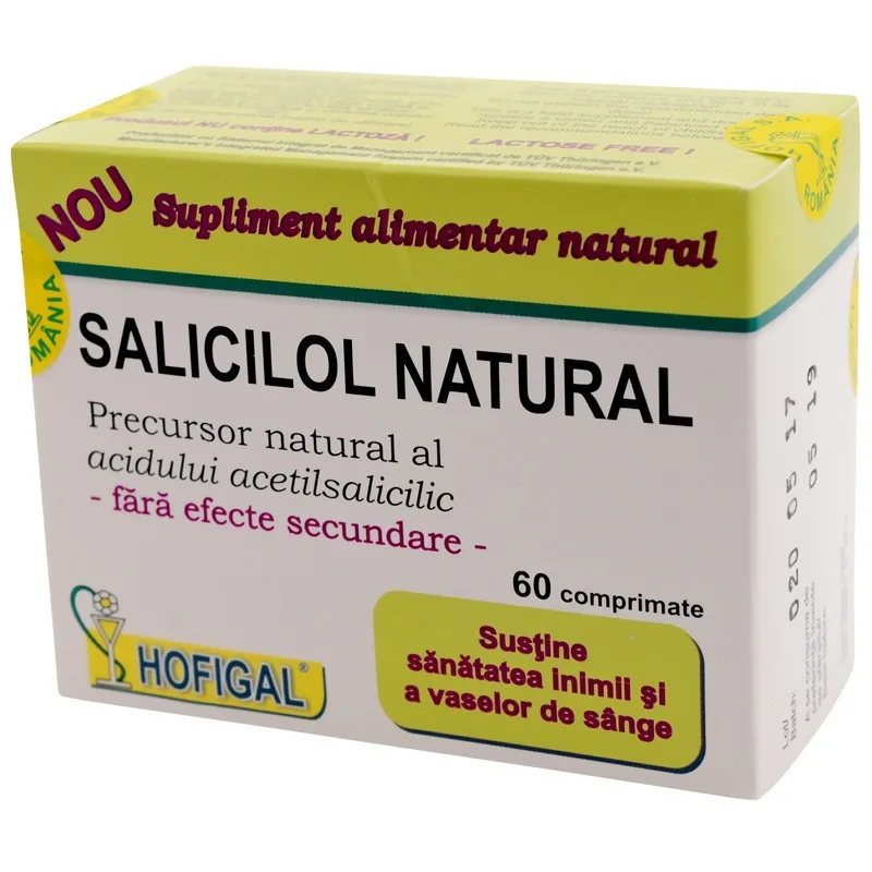 Salicilol natural x 60 HOFIGAL — preț și oferte