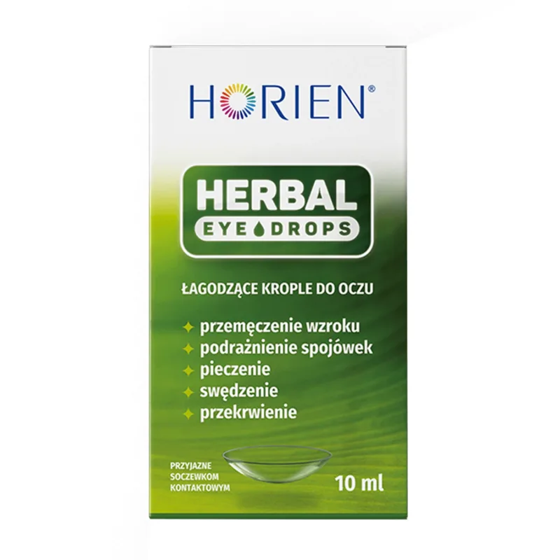 Horien Herbal Eye Drops, picături calmante pentru ochi, 10 ml — preț și oferte