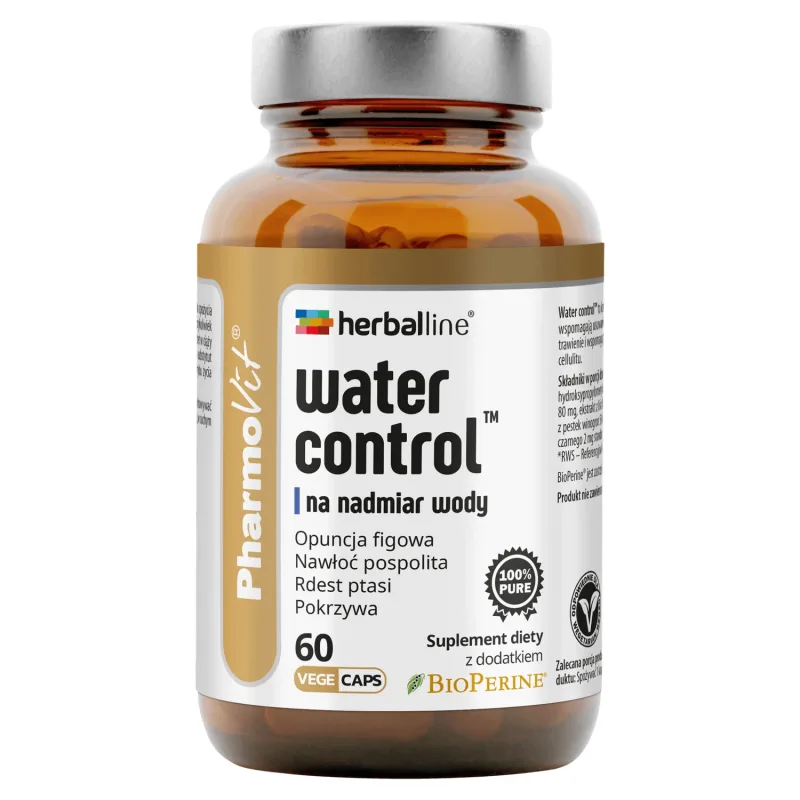 PharmoVit HerbalLine Water Control pentru excesul de apă, 60 capsule — preț și oferte
