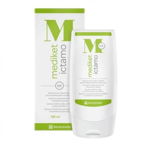Sampon pentru scalp cu iritatii si exces de sebum Mediket Ictamo 180 ml Benemedo — preț și oferte