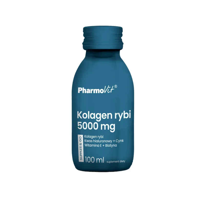 Pharmovit Colagen de pește 5000 mg Supples &amp; Go, 100 ml — preț și oferte