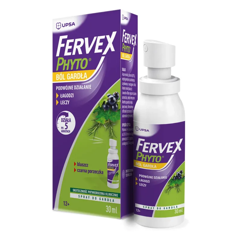 Fervex Phyto durere în gât, spray pentru gât, 30 ml Upsa — preț și oferte