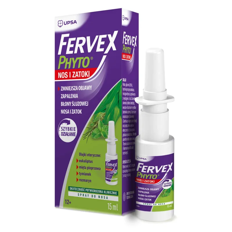 Fervex Phyto Nose and Sinuses, spray nazal, 15 ml Upsa — preț și oferte
