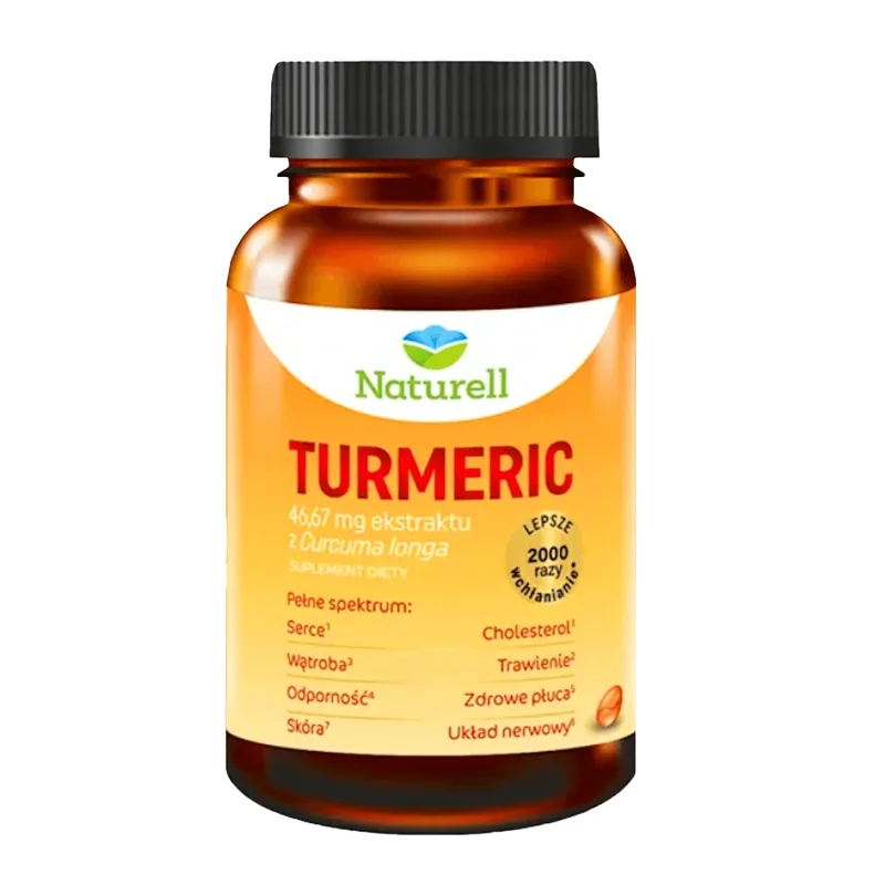 Naturell Turmeric, turmeric, 60 capsule Naturelle — preț și oferte