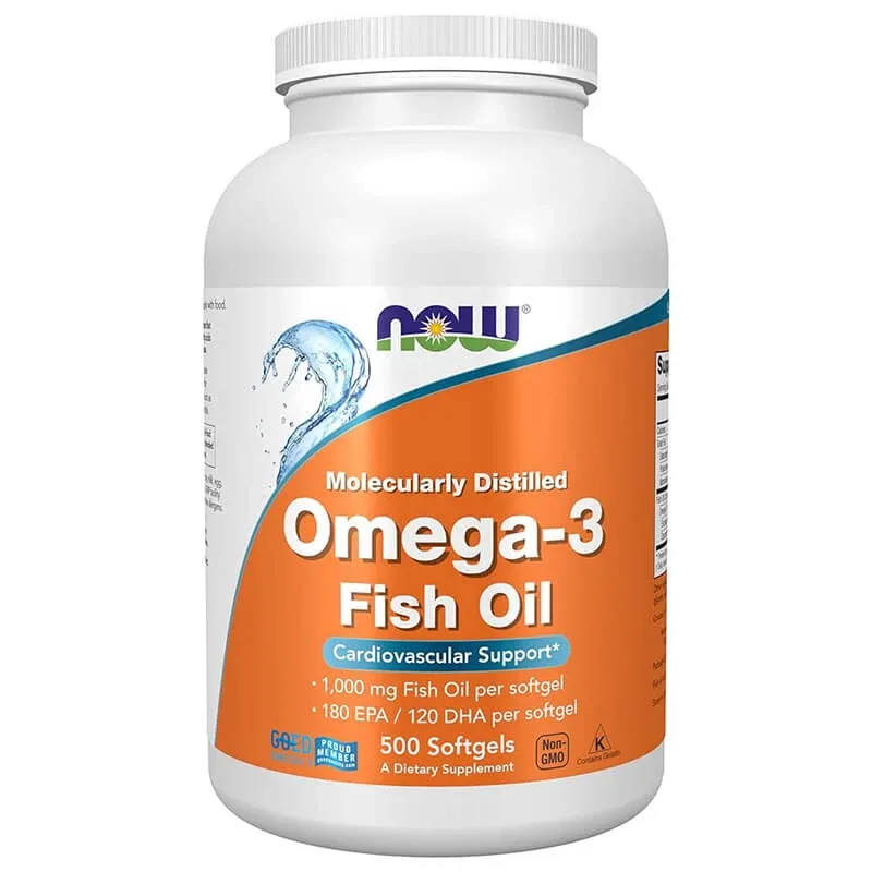 Now Foods Omega-3 1000 mg, 500 capsule — preț și oferte