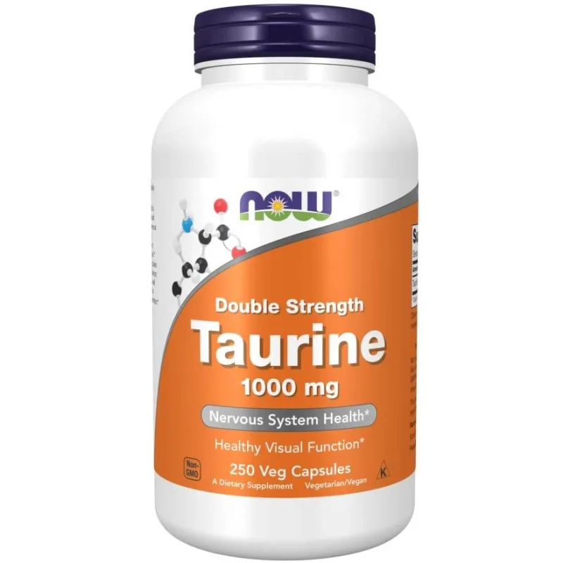 Now Foods Taurină, taurină 1000 mg, 250 capsule — preț și oferte