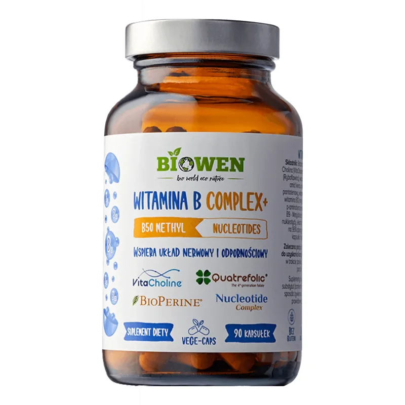 Biowen Vitamina B Complex+, 90 capsule — preț și oferte