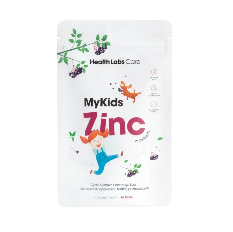 Health Labs MyKids Zinc, boabe de jeleu, 60 bucăți — preț și oferte