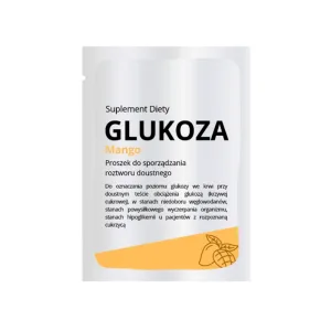 Glucoză, pulbere pentru soluție orală, aromă de mango, 76,5 g