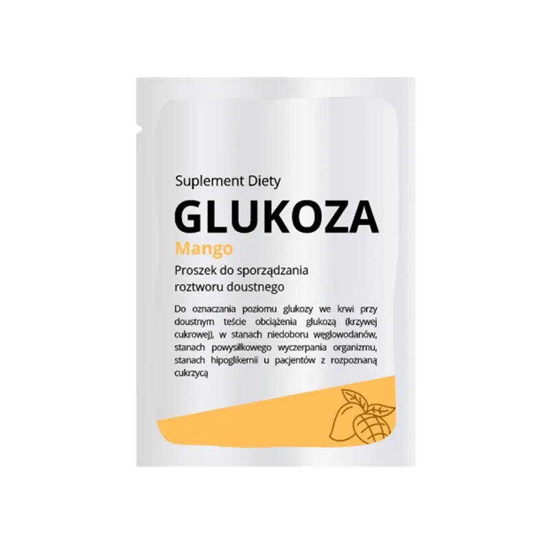Glucoză, pulbere pentru soluție orală, aromă de mango, 76,5 g — preț și oferte
